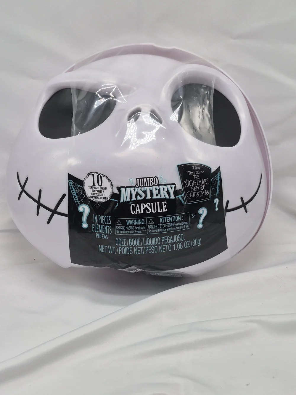 Jack Skellington Jumbo Mystery Capsule - White